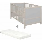 roba Kombinovaná postýlka EASY SLEEP 70 x 140 přírodní šedá – Sleviste.cz