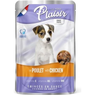 Plaisir Dog Puppy s kuřecím 22 x 100 g