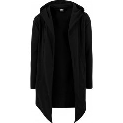 Long Hooded Open Edge Cardigan Urban Classics black