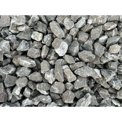 Mramorová drť, Šedo bílá, více frakcí 16-25 mm, 25 Kg – Zboží Dáma
