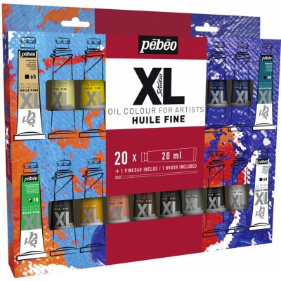 Pebeo Sada olejových barev Studio 20x20 ml – Hledejceny.cz