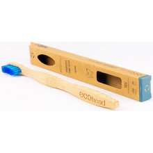 Eco Head bambusový zubní kartáček modrý středně měkký