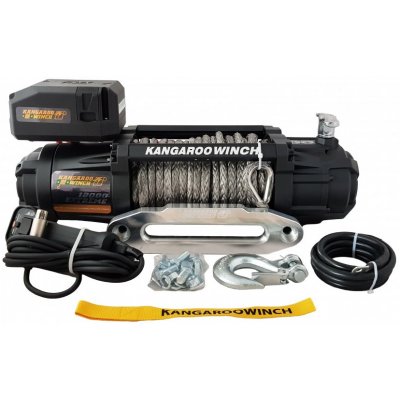 Naviják Kangaroo 12000 Extrem HD 12V se syntetickým lanem – Sleviste.cz