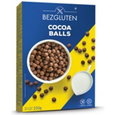 Bezgluten COCOA BALLS kakaové kuličky bez lepku 250 g