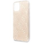 Pouzdro Guess 4G Glitter iPhone 11 zlaté – Zboží Mobilmania
