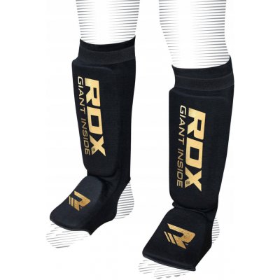 Chrániče holení RDX Hosiery - černo zlaté L – Sleviste.cz