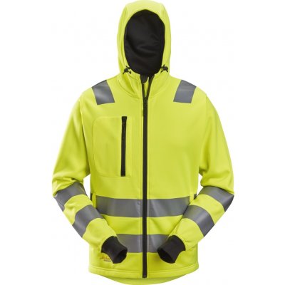 Snickers Workwear Reflexní mikina AllroundWork na zip třída 2/3 žlutá 80396600005