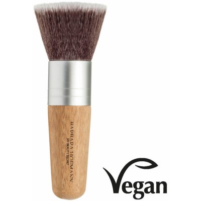 Barbara Hofmann Bamboo blush brush angular small bambusový štětec hranatý červený malý 1 ks – Zboží Mobilmania