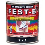 Barvy A Laky Hostivař FEST-B S2141, antikorozní nátěr na železo 0280 hnědý, 2,5kg – Sleviste.cz