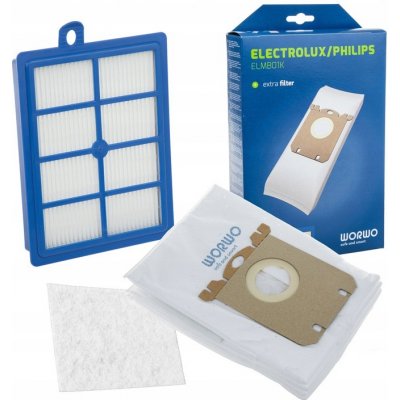 Worwo HEPA filtr EFH13W a ELECTROLUX E200/E210 S-Bag 4ks – Hledejceny.cz