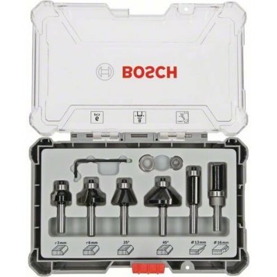 BOSCH Sada fréz s 8mm vřetenem Trim&Edging, 6 ks 2607017469 – Zboží Dáma