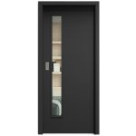 Sapeli Elegant Komfort M60 posuvné černá grafit 110 x 210 cm Čiré sklo – Hledejceny.cz