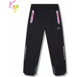 Dívčí softshellové kalhoty nezateplené Kugo HK5656 černé – Zboží Dáma