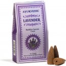 Ayurvedic Lavender backflow indické vonné františky tekoucí dým 10 ks