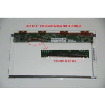 LCD displej display Asus Eee PC 1201HAB 12.1" WXGA HD 1366x768 LED lesklý povrch