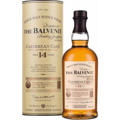 The Balvenie Caribbean Cask 14y 43% 0,7 l (tuba) – Hledejceny.cz