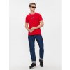 Pánské Tričko Tommy Hilfiger T-Shirt Small Hilfiger Tee MW0MW34387 červená