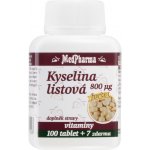 MedPharma Kyselina listová 400 mcg 107 tablet – Hledejceny.cz