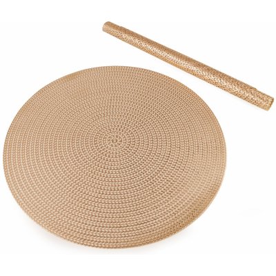 Pro Háčkování Prostírání metalické zlaté 38 cm – Zboží Dáma