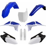POLISPORT kompletní sada plastů (FULL KIT) YAMAHA YZ 450F 10-13 v sadě tabulka přední (8678400001) i kryty tlumičů (8352000001) barva modro bílá OEM – Sleviste.cz