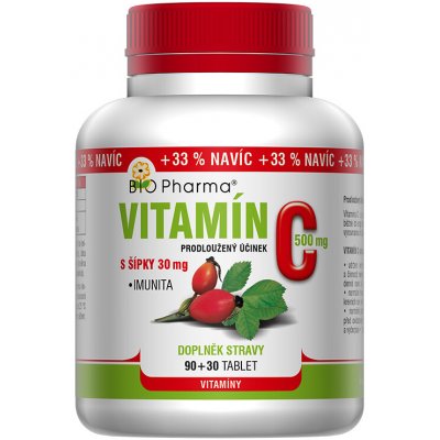 Kwik Enterprise Vitamín C 500 mg s šípky prodl.účinek 120 tablet – Hledejceny.cz