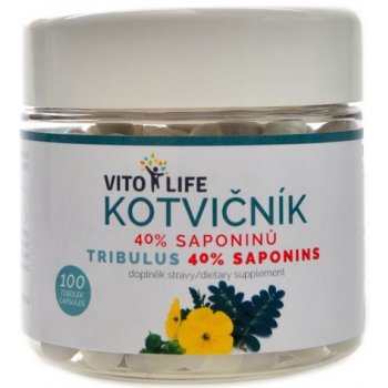 Vito Life Kotvičník zemní 40% saponinů 100 kapslí