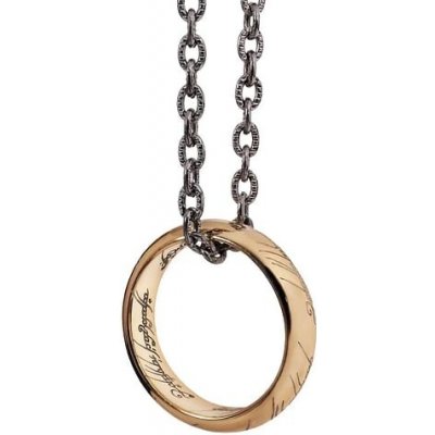 Noble Collection Stříbrný prsten Pán prstenů Prsten moci De Luxe NN9269 – Hledejceny.cz