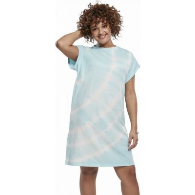 Urban classics Ladies Tie Dye dress aquablue – Zboží Mobilmania