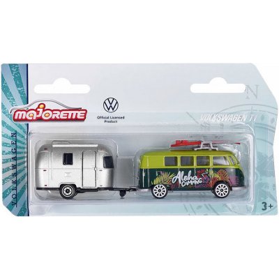 Majorette Volkswagen T1 s přívěsem 1:64