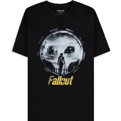 Difuzed Bioworld Europe tričko Fallout Vault 33 Into The Wasteland černá – Zboží Dáma