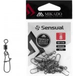 MIKADO obratlík Rolling zátěžový s karabinou Fastlock BN černý nikl vel.10 11kg 10ks – Hledejceny.cz