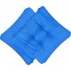Polstr, sedák a poduška Numberoplus soft modrá 40 x 40 x 7 cm