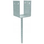 Kotevní patka HPM TEC U2 Rozměry: 121x120x4 mm (20x250 mm) – Hledejceny.cz