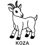 L.V. Obrázkové razítko KOZA – Sleviste.cz