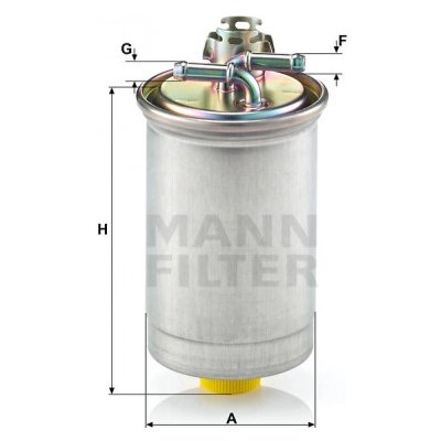 MANN FILTER Palivový filtr WK 842/12 x – Hledejceny.cz