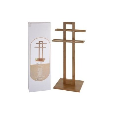 Kinekus Věšák/stojan na ručníky 37x25x85cm bambus KIN64305123 – Hledejceny.cz