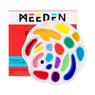 Porcelánová paleta ve tvaru růže 15x15cm – Zboží Mobilmania