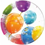 Procos Papírové talíře EKO Sparkling Balloons 20 cm – Hledejceny.cz