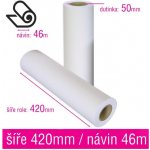 Plotrový papír v roli 420mmx46m 80g "Smartline" – Zboží Živě