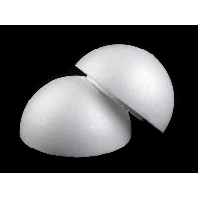 Prima-obchod Polystyrenová koule dvoudílná dutá 14,5 cm bílá – Sleviste.cz
