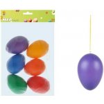 Vajíčka MAXI plast 9cm 6ks mix barev – Hledejceny.cz
