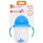 Munchkin Click Lock Tip & Sip hrnek s brčkem Blue 207 ml – Zboží Dáma