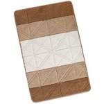 Bellatex Bany trojúhelníky bílá hnědá 60x100 cm – Zboží Mobilmania