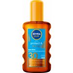 Nivea Sun Protect & Bronze olej na opalování spray podporující zhnědnutí SPF30 200 ml – Zboží Dáma