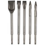 MAKITA sada samoostřících sekáčů SDS-Plus: špičák2x,20 mm plochý2x, 40 mm 1x, délka 250m E-13188 – Zbozi.Blesk.cz