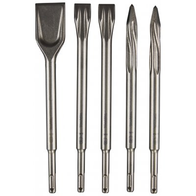 MAKITA sada samoostřících sekáčů SDS-Plus: špičák2x,20 mm plochý2x, 40 mm 1x, délka 250m E-13188 – Zbozi.Blesk.cz