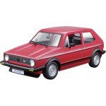 Bburago Volkswagen Golf MK1 GTI černá 1:24 – Zboží Mobilmania