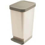 Tontarelli Odpadkový koš pedálový Moda 45 l stříbrnošedá 8104314A6N – Zbozi.Blesk.cz