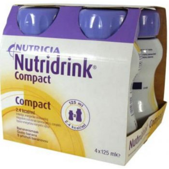 NUTRIDRINK COMPACT S PŘÍCHUTÍ BANÁNOVOU POR SOL 4X125ML