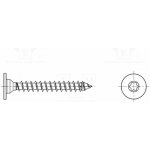 BOSSARD 9021452 Vrut; do dřeva; 4x20; Hlava: válcová; Torx®; TX20; kalená ocel; 10mm – Hledejceny.cz
